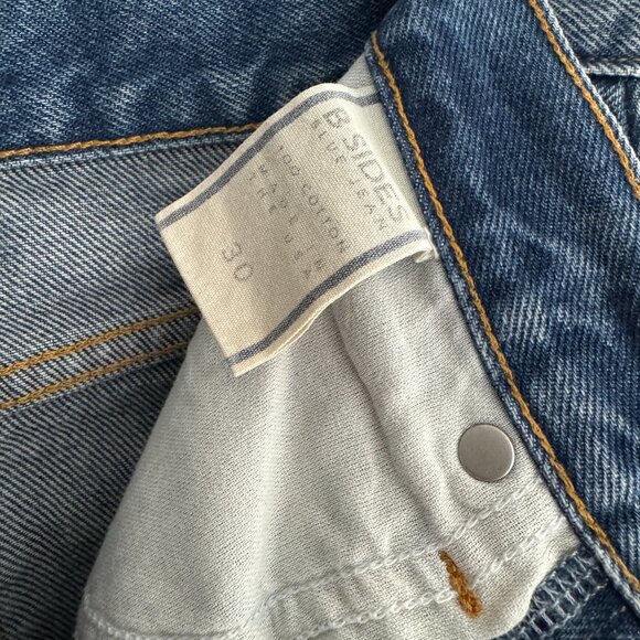 B Sides Relaxed Cuffed Lasso Jeans, Vista Blue, 30 - Picture 5 of 5